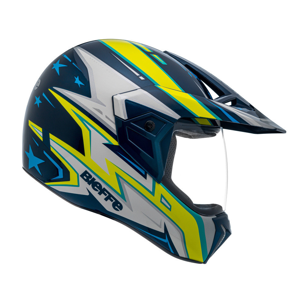 Capacete Moto Bieffe 3 Sport Azv50 Jean Azevedo em Oferta na Shopee