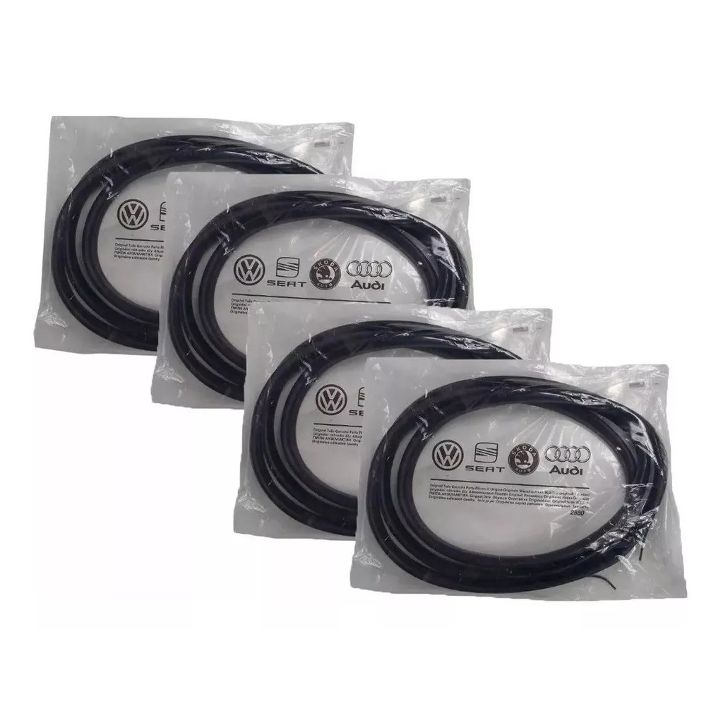 Jogo 4 borrachas porta Volkswagen Gol G5 2009 a 2013 em Oferta na Shopee