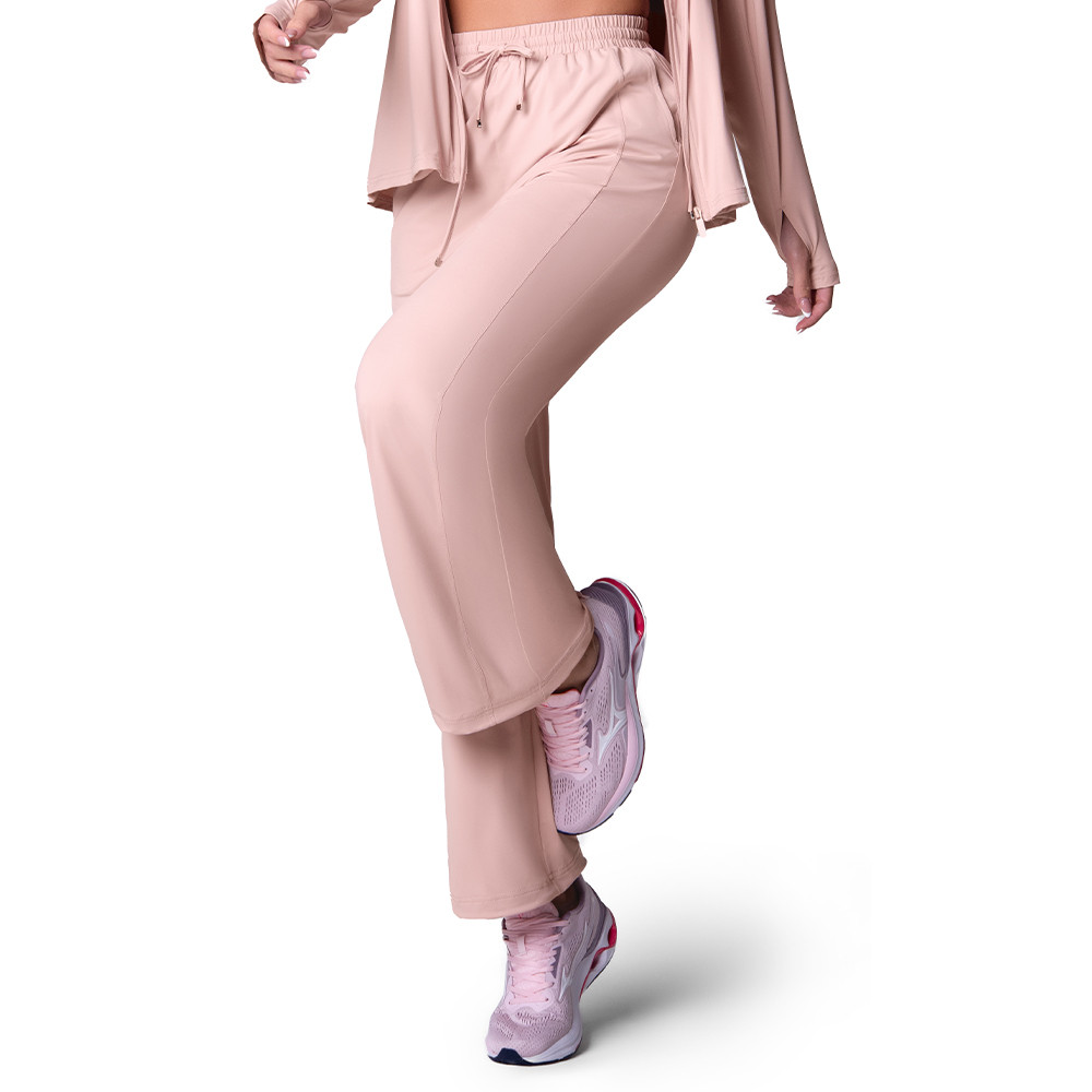 Calça Fitness Comfort Poliamida Blush Zee Rucci