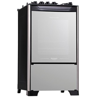 Fogão 4 Bocas Dako Magister Style Com Mesa De Vidro Bivolt em Oferta na Shopee