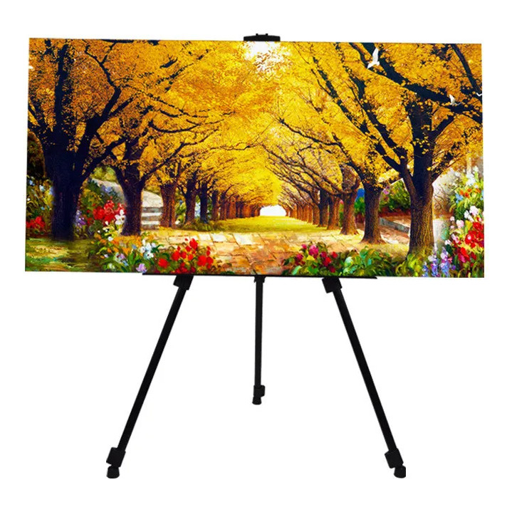 Cavalete Metal Ajustável Pintura Portátil Desenho Artistica