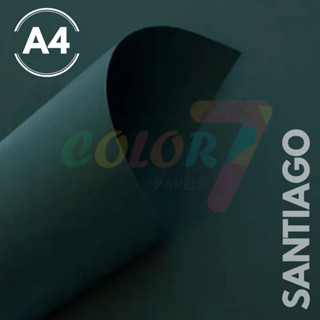 Papel Colorplus 180g A4 Santiago (Verde Musgo) em Oferta na Shopee