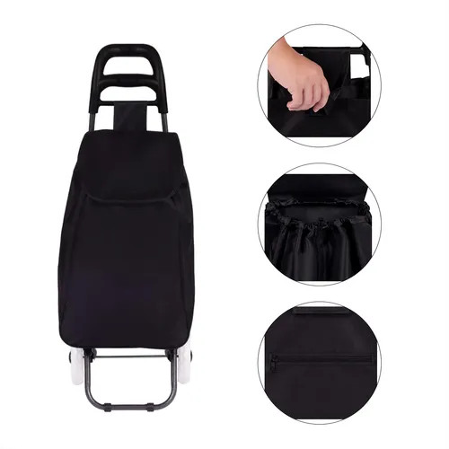 Carrinho De Compras Feira Dobravel - Suporta 30 Kg - Mor