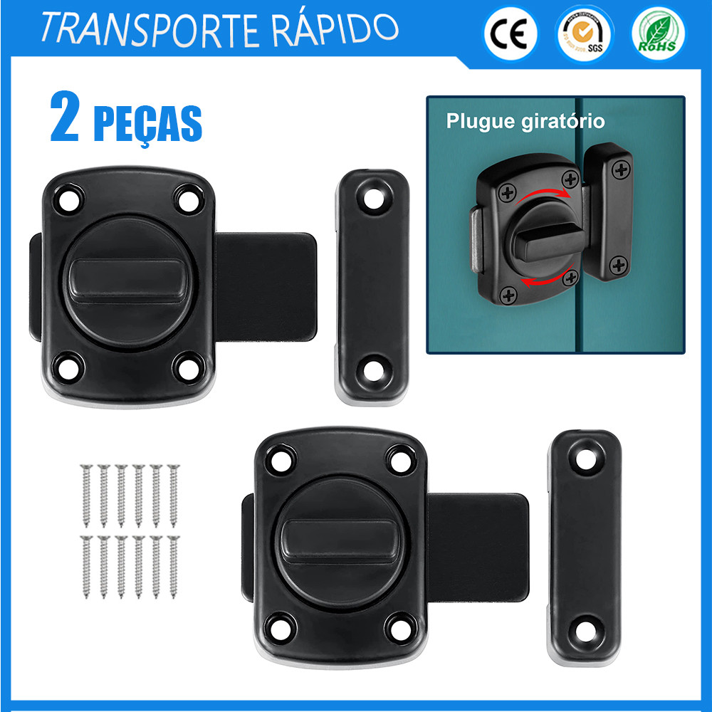 2x trinco preto trinco trinco porta inserção porta parafuso porta pino porta trinco trinco