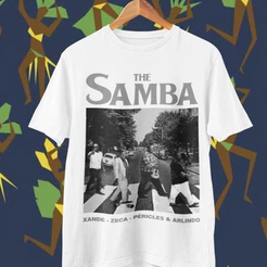 [Camiseta Premium em Algodão Puro]GXG Camiseta unissex The Samba Xande Zeca Pagodinho Pericles Arlindo