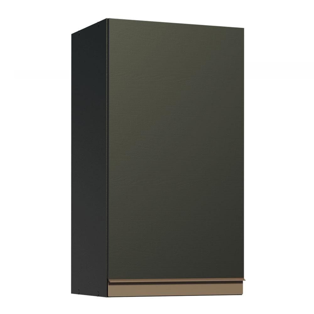 Armário Aéreo Madesa Reims 35cm 1 Porta Preto em Oferta na Shopee