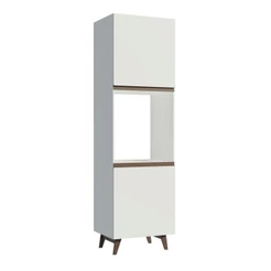 Torre-Quente Madesa Reims 60 cm 2 Portas Branco