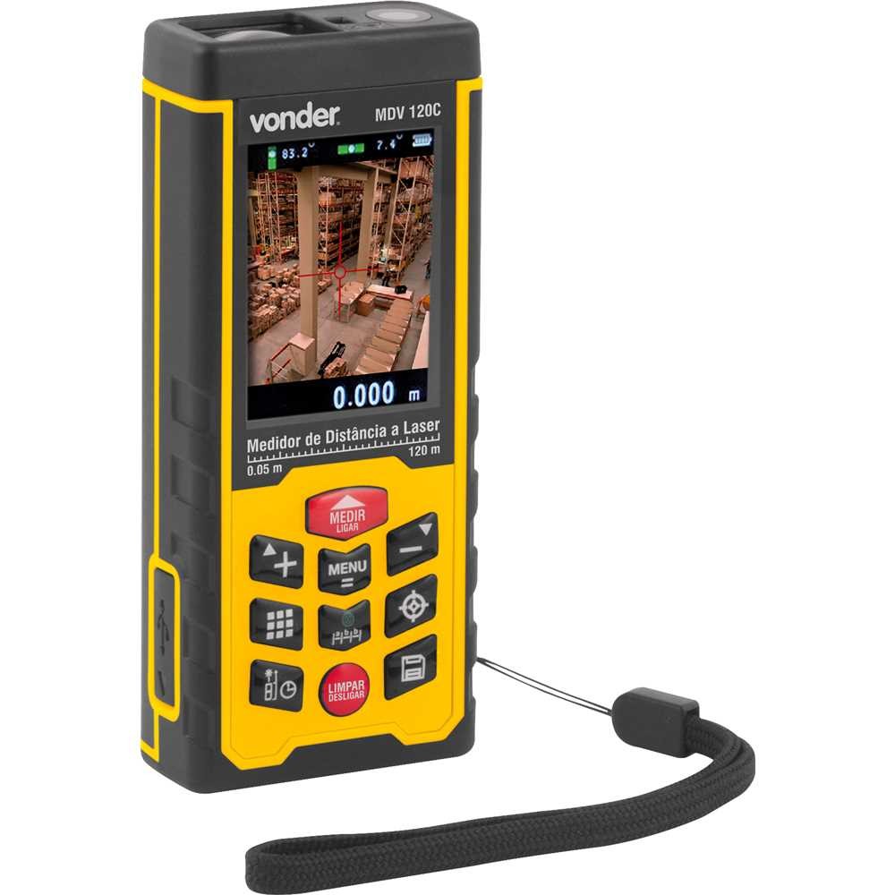 Medidor de Distância a Laser 120M MDV 120C Vonder