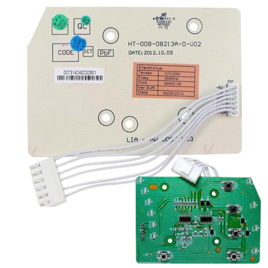 Placa Interface Lavadora Ltc10/ Ltc15 Electrolux 64500135