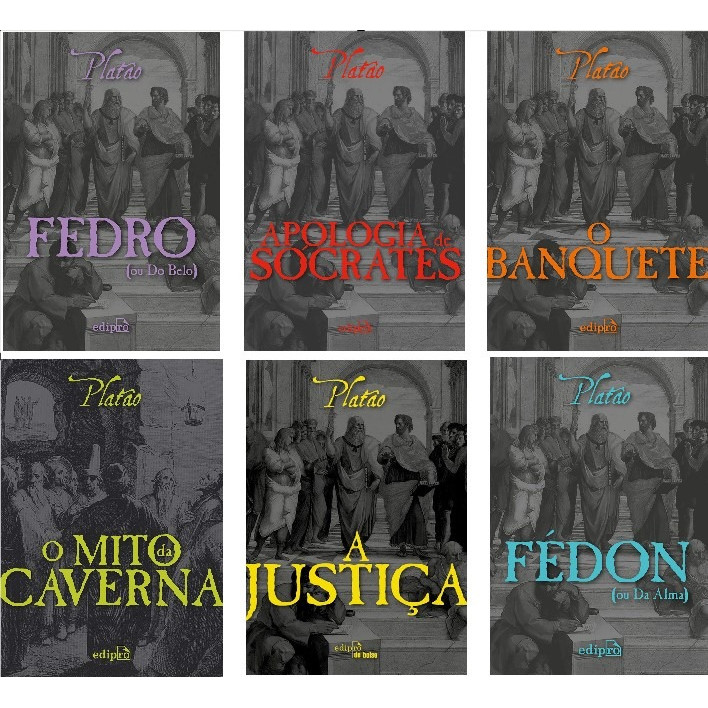 Coleção Platão 6 Livros De Bolso Para Conhecer A Filosofia Clássica
