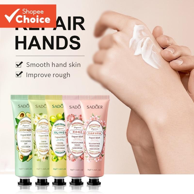 Creme Para As Mãos 30G Com Extratos De Plantas , Hidratante E
