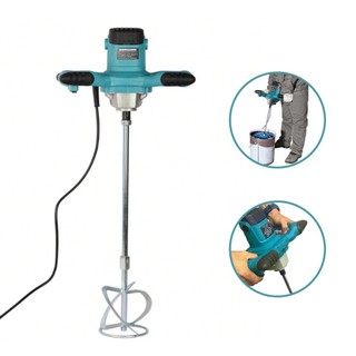 Misturador Elétrico de Argamassa 1100W 6 Velocidades Tinta Gesso Massa Corrida Rejunte Volini