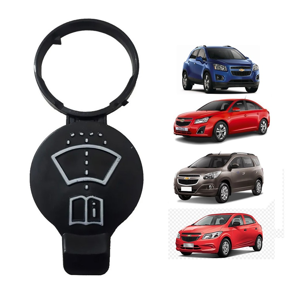 Tampa Reservatório Parabrisa Onix Spin Cruze Nova Tracker Onix Plus Prisma Cobalt Spin