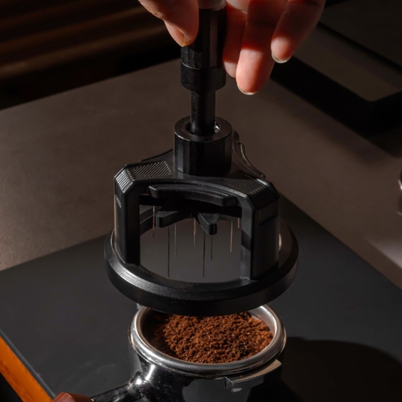 Hi * Precisions Dispensador Pó Café Manual Agitador Expresso Ferramenta Distribuidora Alça Ergonômica Para Dis