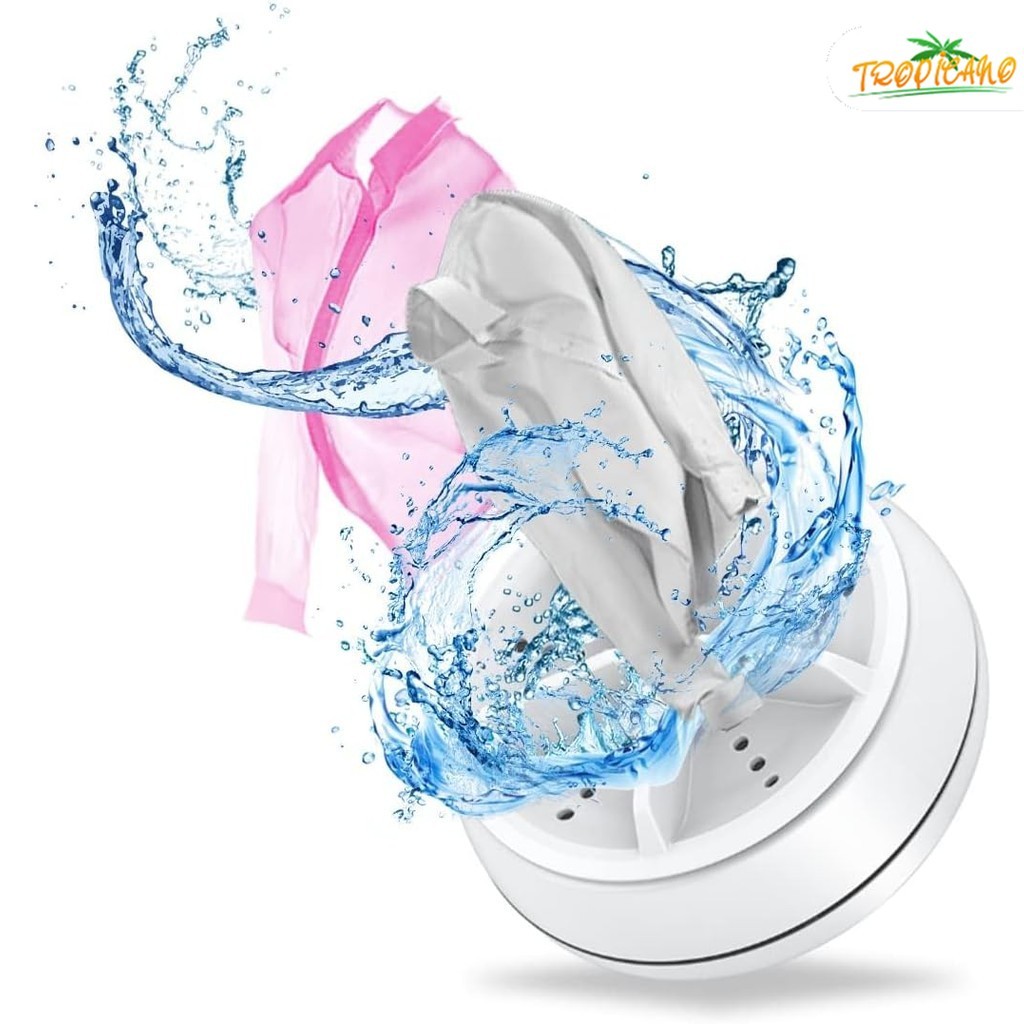 Mini máquina de lavar roupas toalha balde portátil lavagem ultrassônica USB branco lavar louça com USB