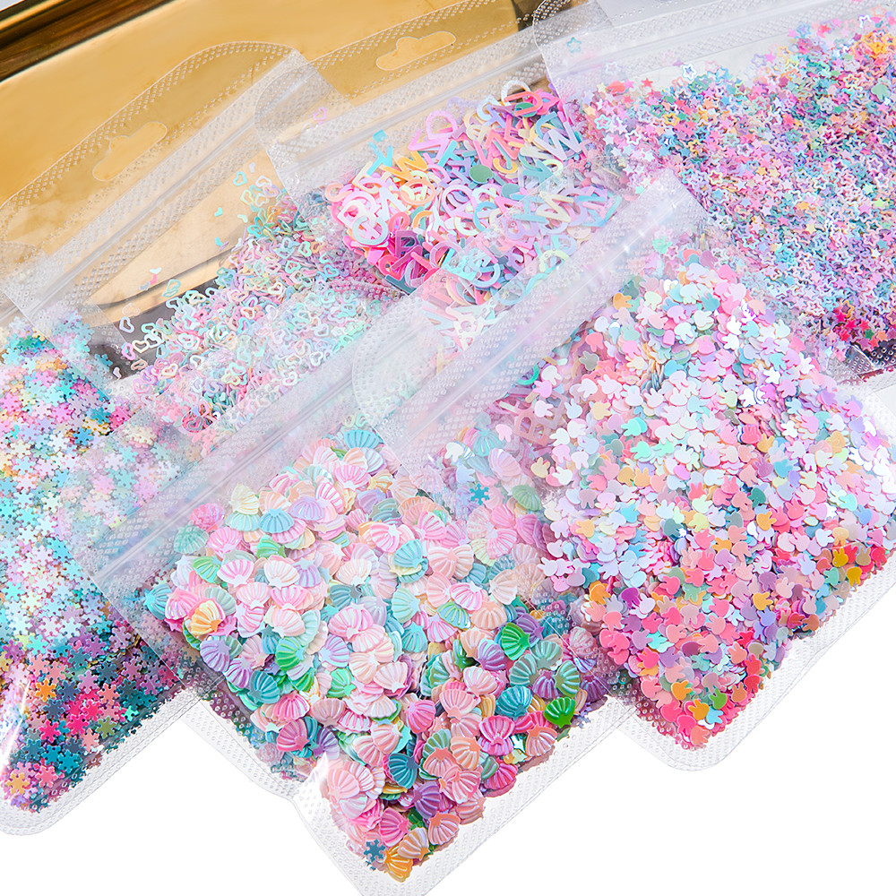 20G Glitter Coração Estrela Carta Lantejoulas Para Resina Epóxi Material De Enchimento DIY Jóias Fazendo Molde De Silico