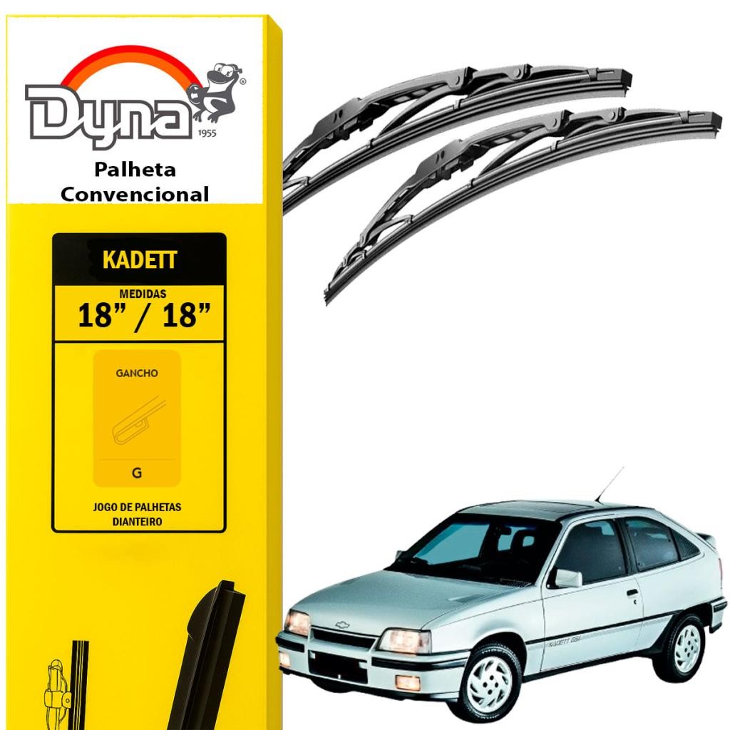 Palheta Limpador Parabrisa Dianteira Kadett 1989 a 1998 Original Dyna com Alta Durabilidade em Oferta na Shopee