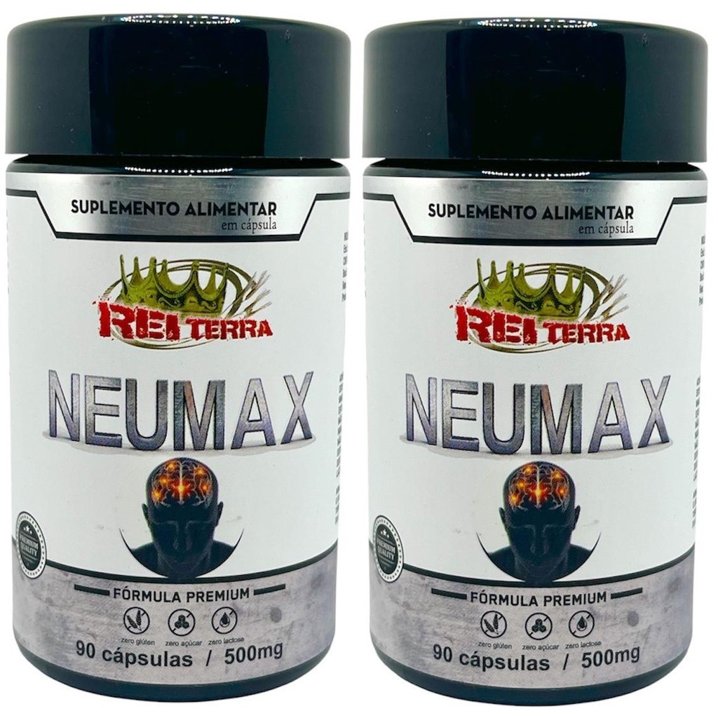 Kit 2 Neumax Vitamina B6 B12 Àcido Fólico Magnésio Colina Ômega 3 Creatina TCM Tirosina em Oferta na Shopee