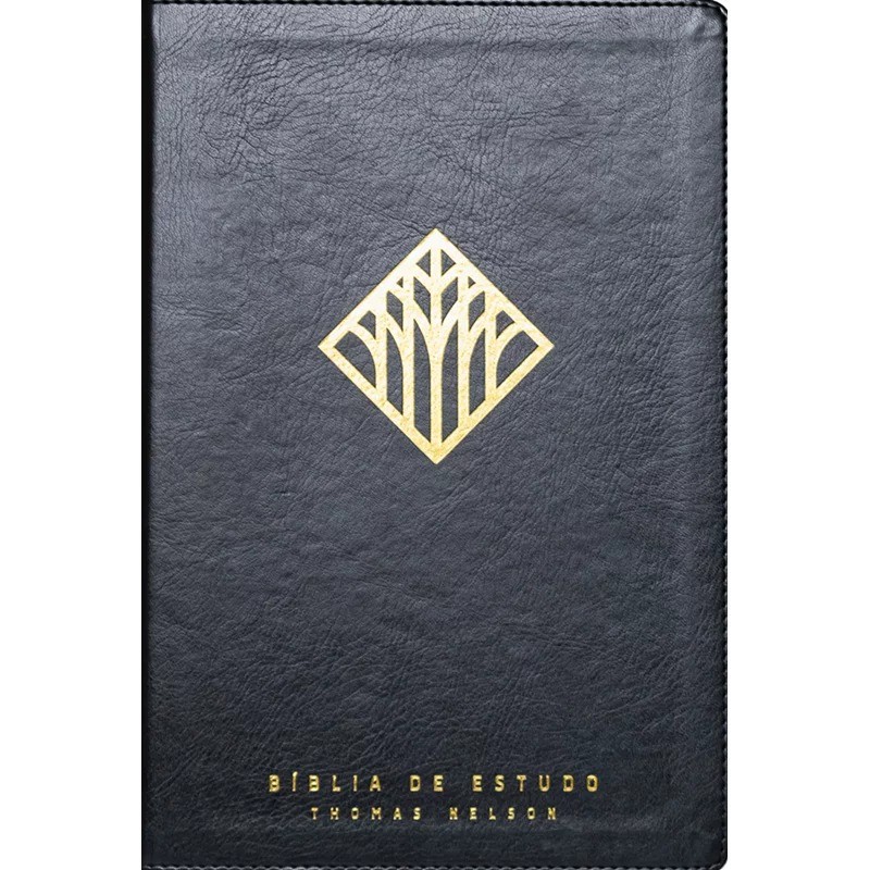 Bíblia De Estudo Thomas Nelson | NVI | Letra Normal | Luxo Preto | THOMAS NELSON