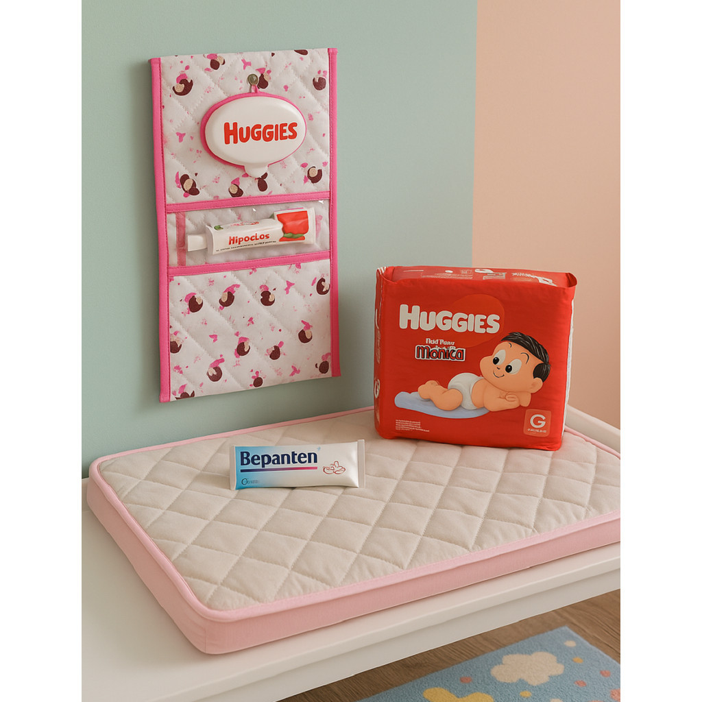 Porta Fralda Para Lenço Umedecido Pomodas e Fraldas de Bebe