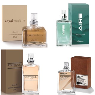Combo Mais Vendidos Colônias Masculinas 25ml 4itens- Jequiti em Oferta na Shopee