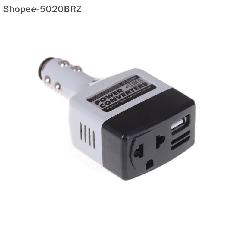[THEBR] Adaptador Inversor Conversor Móvel Para Carro DC 12V/24V AC 220V Carregador De Energia [BR]