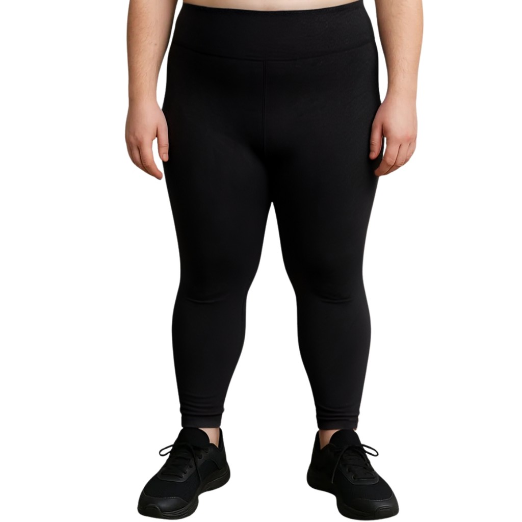 Calça Legging Masculina Moda Plus Size Peluciada Quentinha Academia Fitness