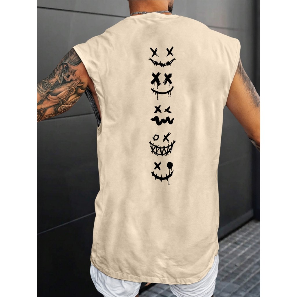 Camisa Oversized Camiseta Regata Masculina corte Japonesa Machão Cavada em Oferta na Shopee