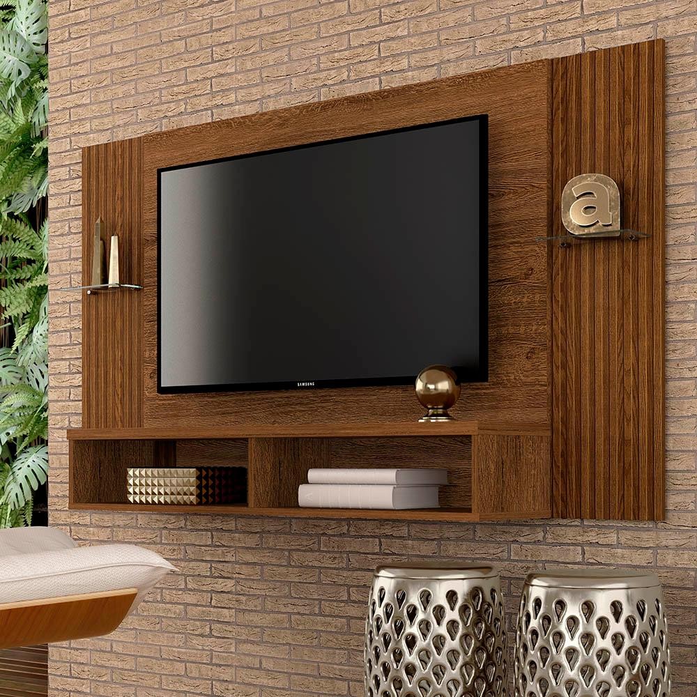 Painel Para Tv 43" Alasca Com Nicho Frei/fr Ripado - Móveis Arapongas em Oferta na Shopee