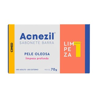 Sabonete Em Barra Acnezil Pele Oleosa 70g em Oferta na Shopee