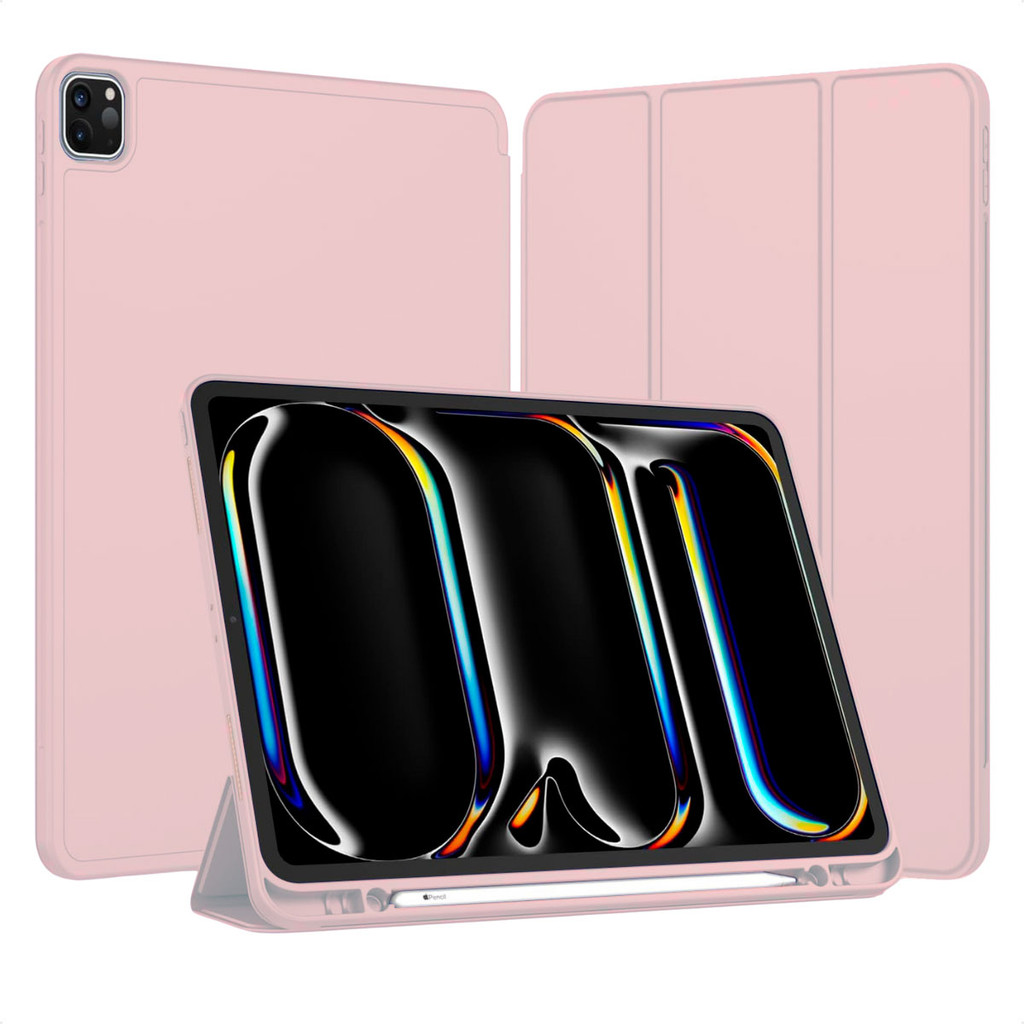 Capa iPad Pro 11 M4 2024 Case Smart C/ Suporte Caneta Magnética Anti Impacto Premium