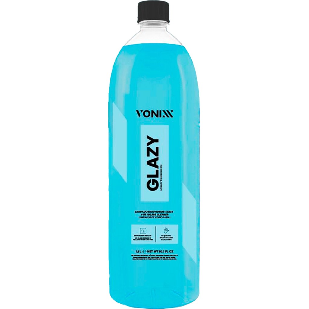 Limpa Vidros 4 Em 1 Redutor Atrito Risco Glazy 1,5l Vonixx