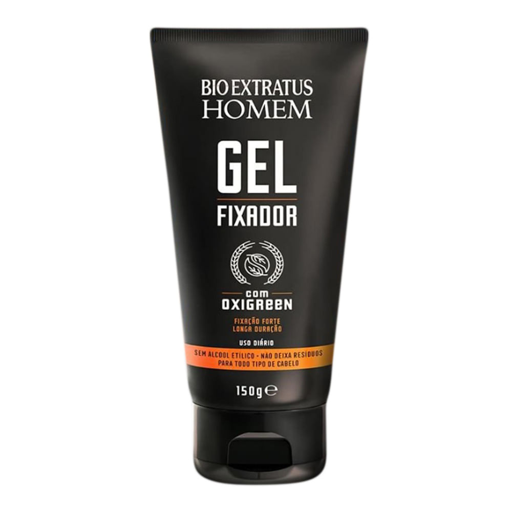 Gel Fixador Bio Extratus Homem Fixação Forte Longa Duração 150g - Beauty