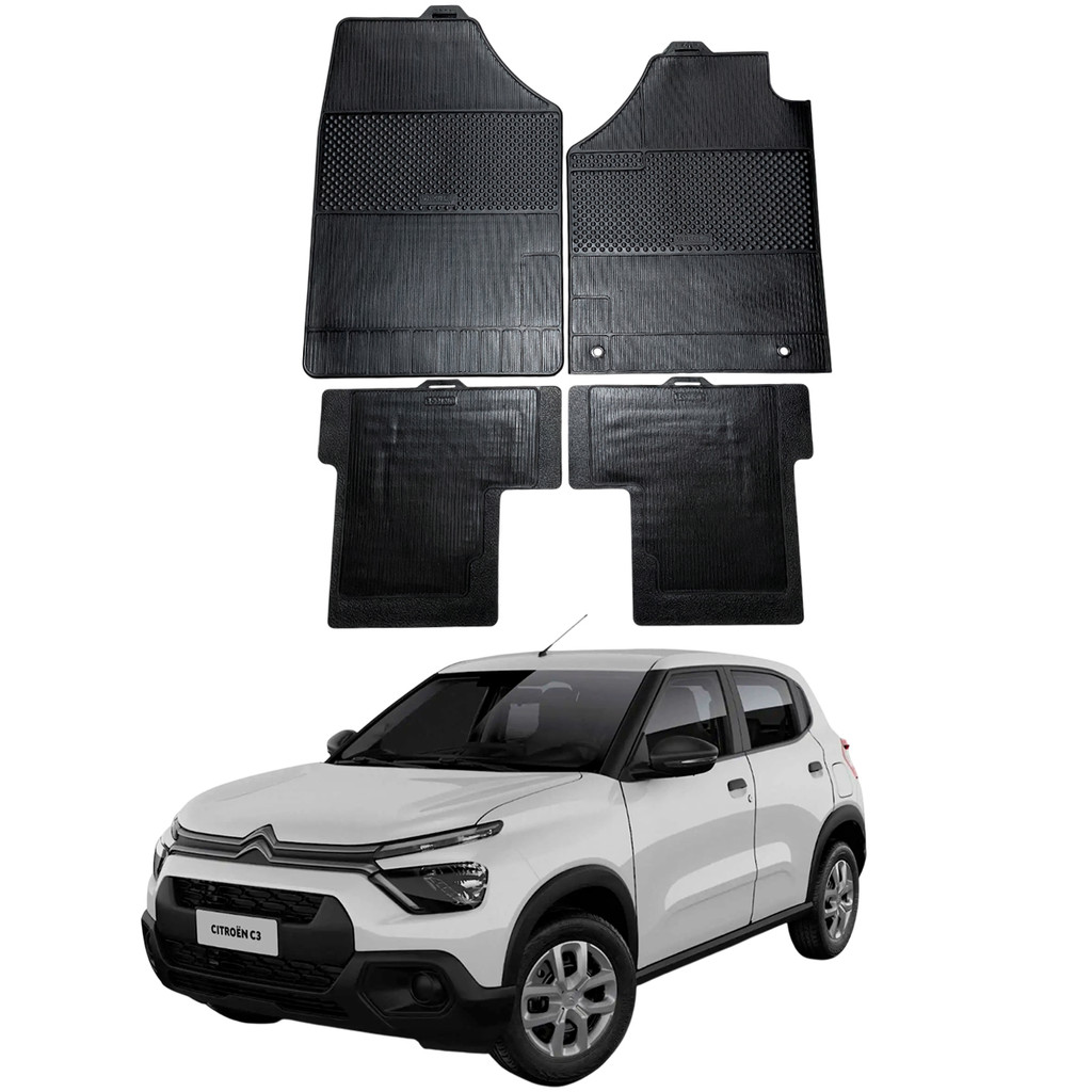 Tapete Citroën C3 2023- Stratus 100% Borracha Borcol