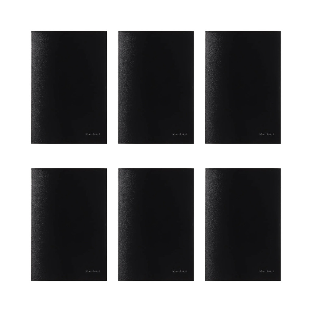 KIT COM 6 MG PRETO PLACA 4X2 CEGA EBONY CLEAN