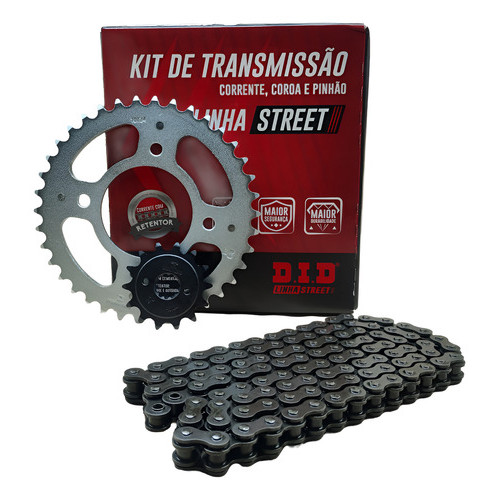 Kit Relação Did Para Honda Nova Cb300 F 2023 Em Diante Aço 1045 em Oferta na Shopee