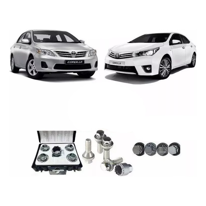 Porca Antifurto Rodas Galaxylock Toyota Corolla 2017 2018