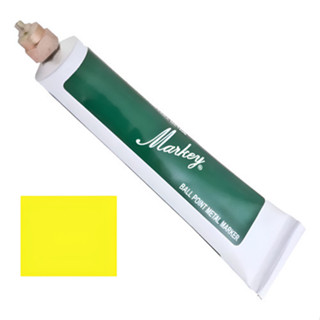 Marcador Esferográfico Para Metais Markey Amarelo em Oferta na Shopee