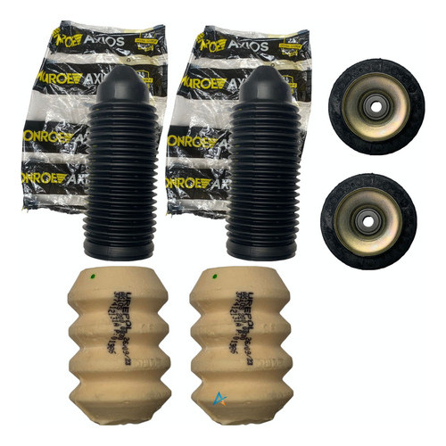 Kit Batente Amortecedor Dianteiro Original Monroe Axios Gol Parati Saveiro G3 G4 1996 97 98 A 2013