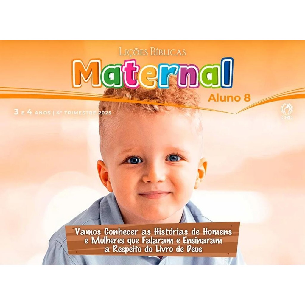 Revista Lições Bíblica Maternal Aluno 4º Trimestre 2025 em Oferta na Shopee