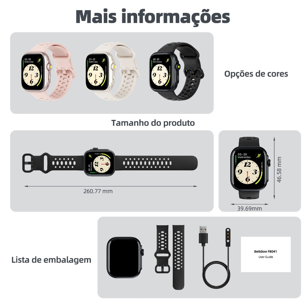 Smartwatch GPS Betdow com Alexa Integrada — foto 9