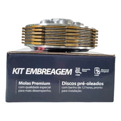 Kit Embreagem Competição 6 Molas Cg Titan Fan150 160 Wgk