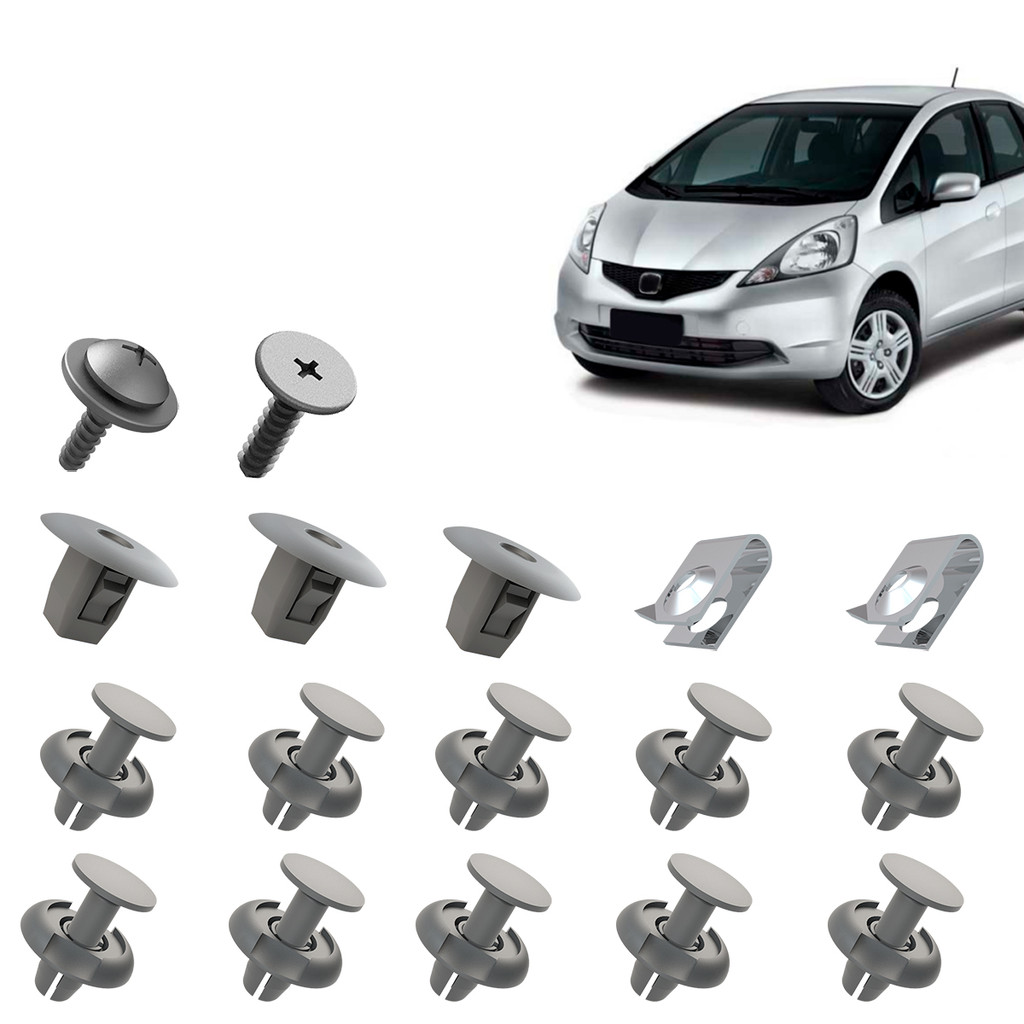 Kit Grampo Presilha 17 Peças Parabarro Dianteiro Fit 2009 2010 2011 2012 2013 2014
