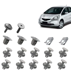 Kit Grampo Presilha 17 Peças Parabarro Dianteiro Fit 2009 2010 2011 2012 2013 2014