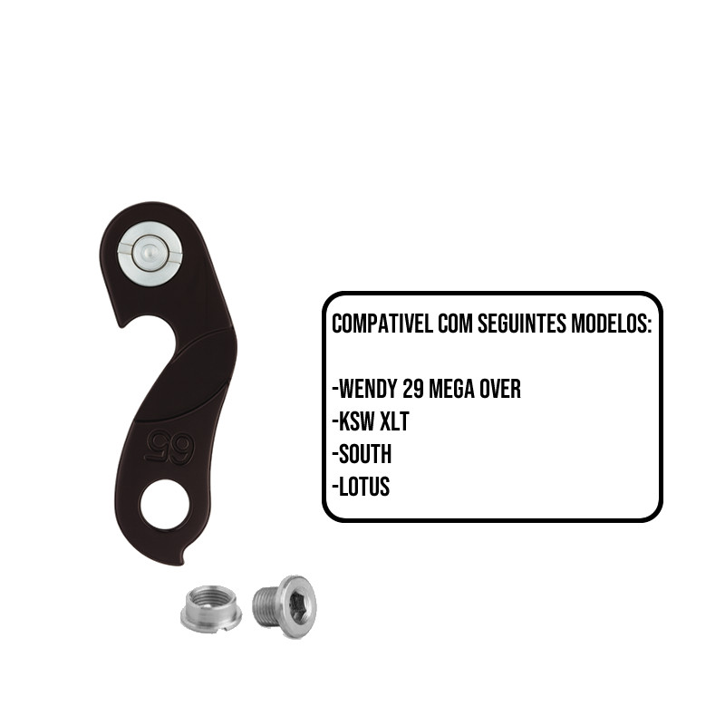Gancheira Para Quadro Wendy 29 Mega Over - KSW XLT - South - Lotus