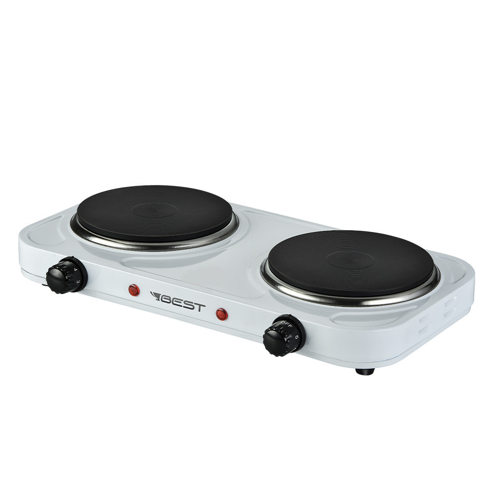 Fogão Elétrico Portátil de Indução 2 Bocas Ad-s201 2000w 220v Branco Best - Home Appliances