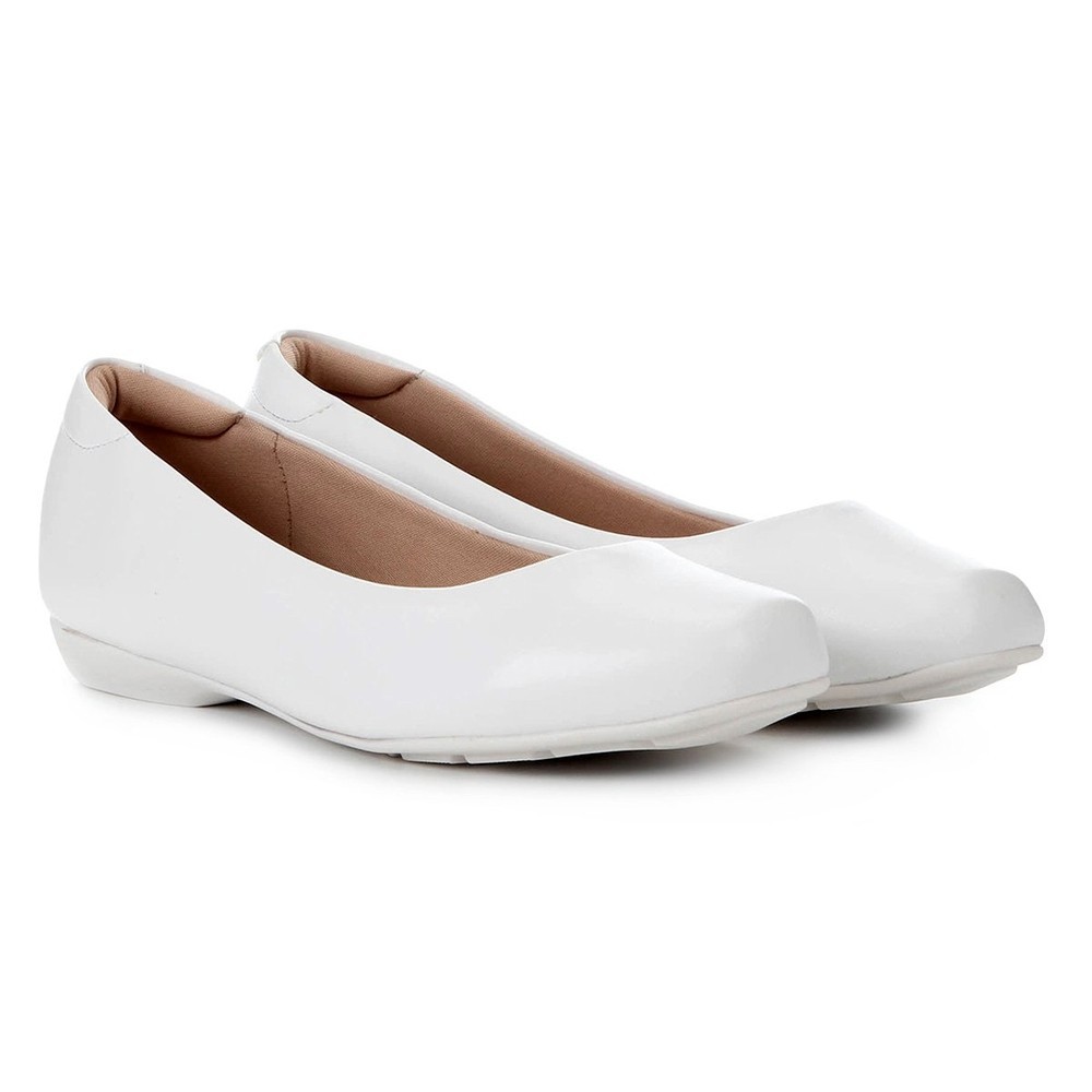 Sapatilha Modare Básica Feminina - Branco em Oferta na Shopee