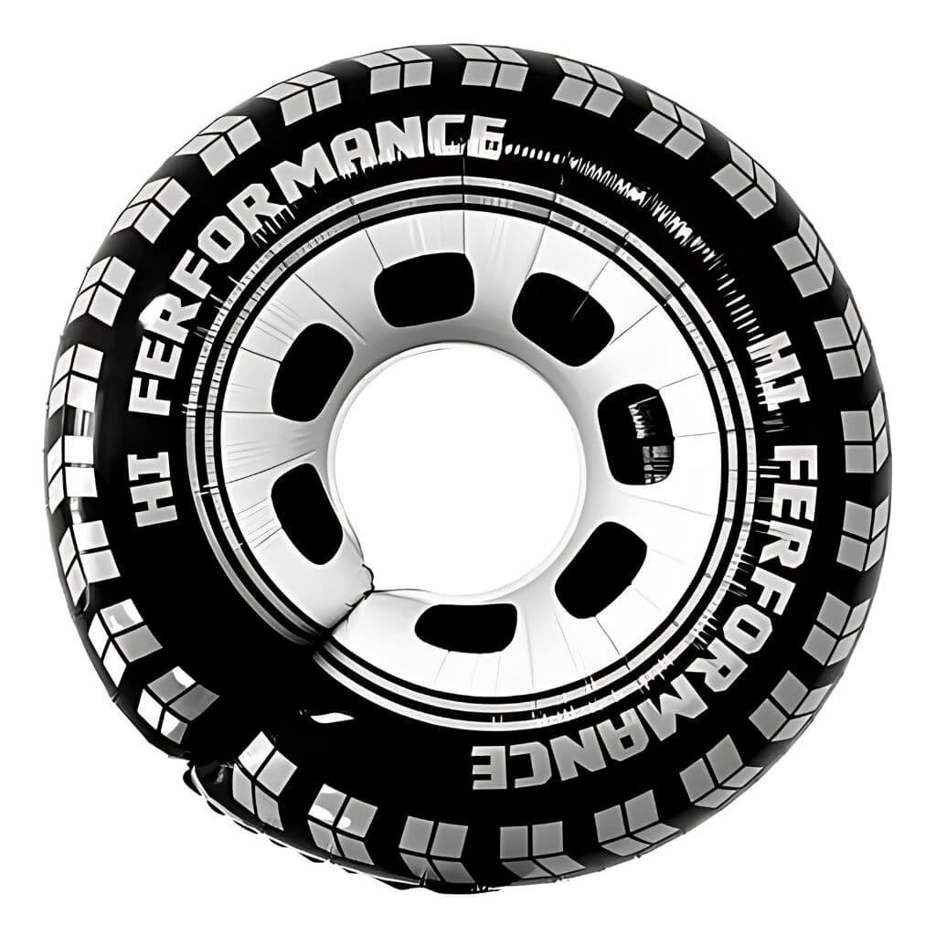 Balão Pneu Roda de Carro Metalizado 68x75cm em Oferta na Shopee