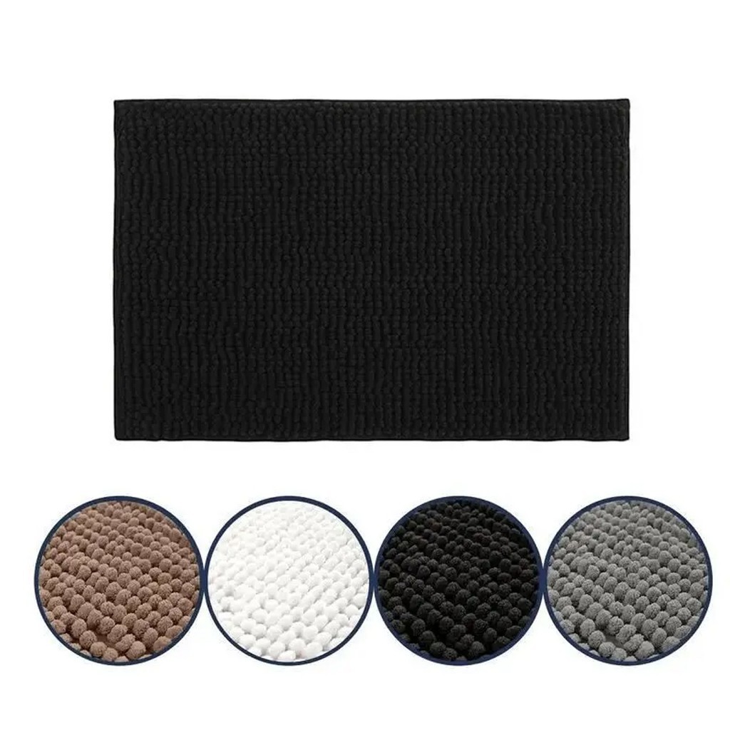 Tapete Banheiro Antiderrapante Microfibra 40x60 Bolinha Cores Joy Kapazi Luxo Lavável