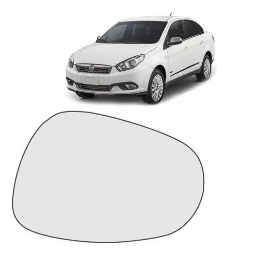 Lente Retrovisor Palio Strada Grand Siena 2012/2017 Original
